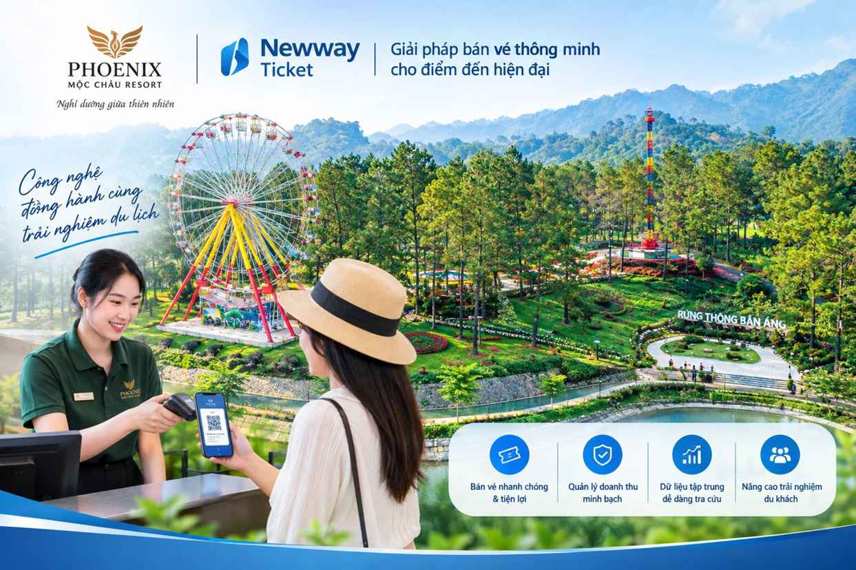 Phoenix Mộc Châu Resort: Tối ưu bán vé cùng Newway Ticket
